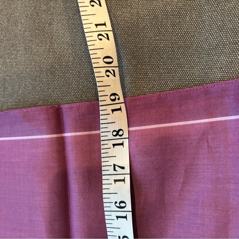 Burberry Purple cotton Scarf handkerchief new! - Picture 4 of 5